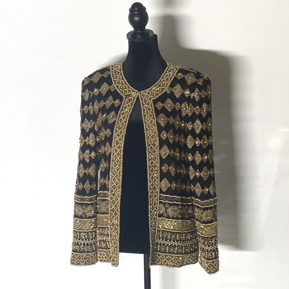 embellished cape coat size M